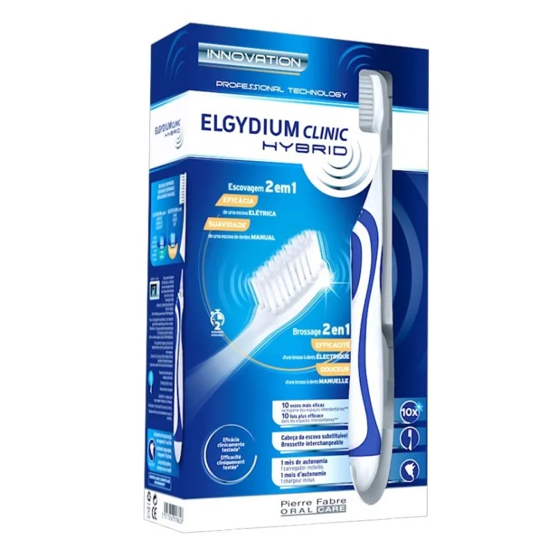 Periuta de dinti Hybrid 2 in 1, 1 bucata, Elgydium — preț și oferte