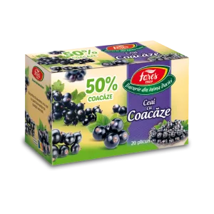 Ceai coacaze, 20 plicuri, Fares