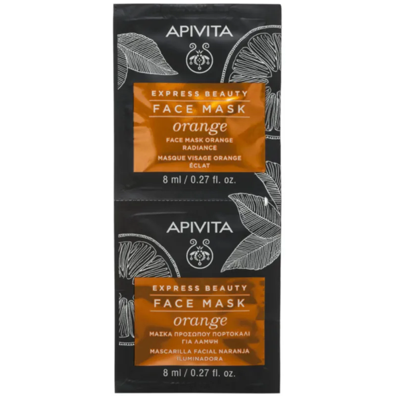 Apivita Express Masca cu portocala, 2 x 8ml — preț și oferte