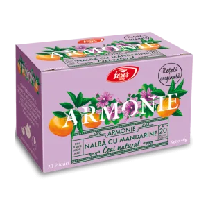 Ceai de nalba cu mandarine Armonie, 20 plicuri, Fares