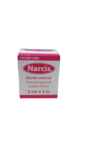 Banda adeziva cu suport textil, 5cm x 3m, Narcis