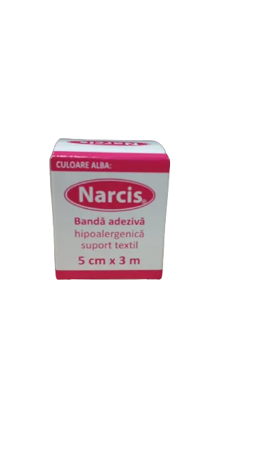 Banda adeziva cu suport textil, 5cm x 3m, Narcis — preț și oferte
