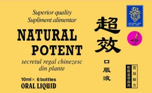 Natural Potent 6 fiole x 10ml, China