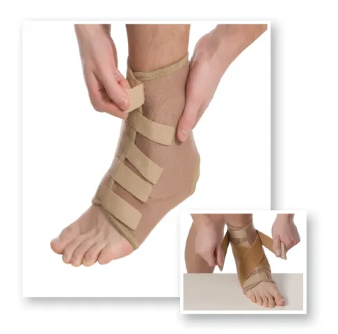 Orteza elastica pentru glezna 7021, 21-26cm, M, Bej, Medtextile — preț și oferte