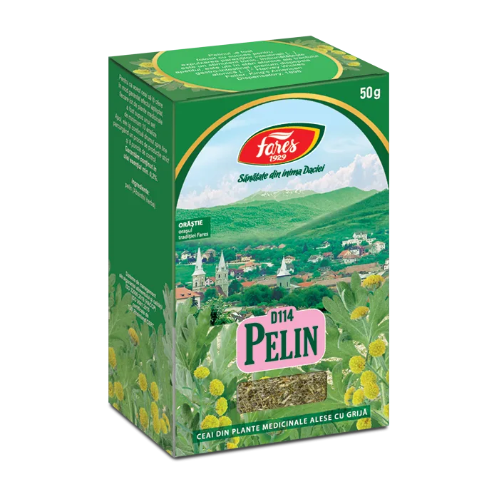 Ceai pelin iarba D114, 50g, Fares — preț și oferte