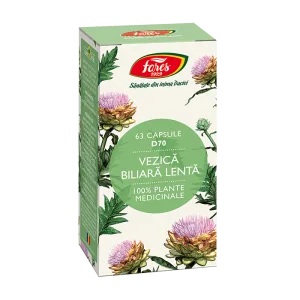 Vezica biliara lenta, 63 capsule, Fares