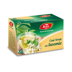 Ceai verde cu iasomie, 20 plicuri, Fares