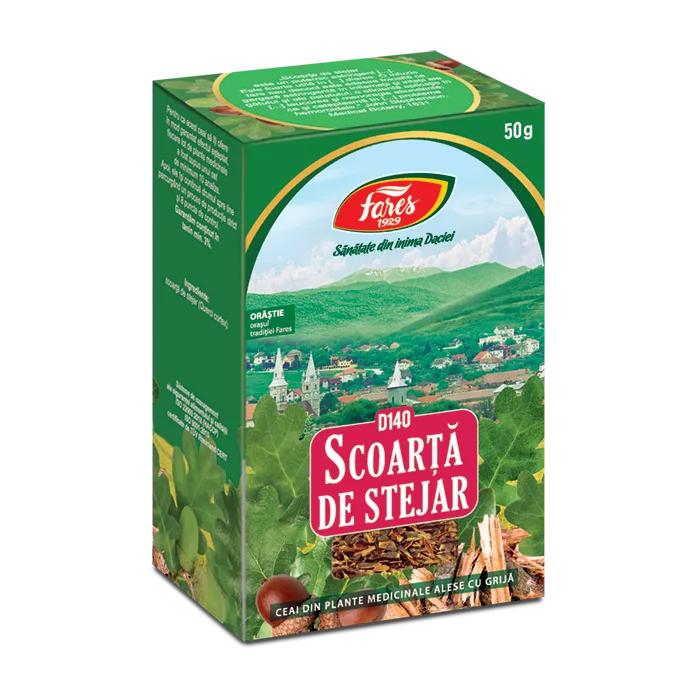 Ceai Stejar scoarta D140, 50g, Fares — preț și oferte