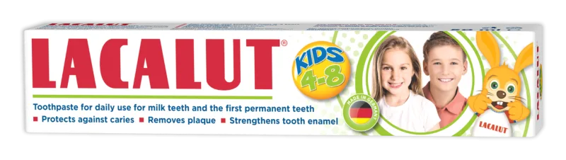 Pasta de dinti Kinder Kids 4-8 ani, 50ml, Lacalut — preț și oferte