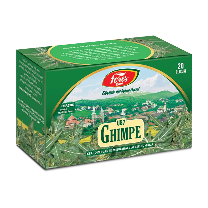 Ceai de ghimpe U87, 20 plicuri, Fares — preț și oferte