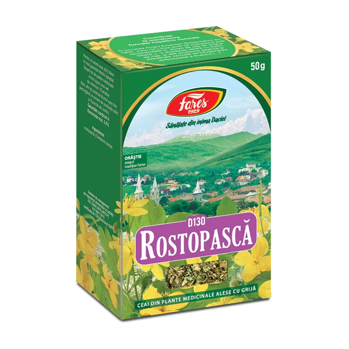 Ceai Rostopasca iarba D130, 50g, Fares — preț și oferte