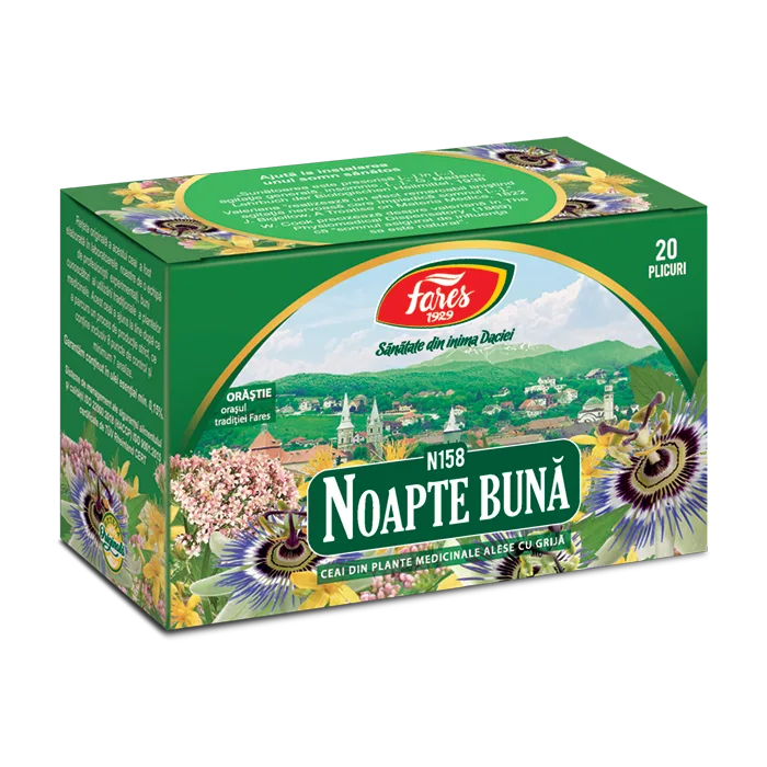 Ceai Noapte buna, 20 plicuri, Fares — preț și oferte