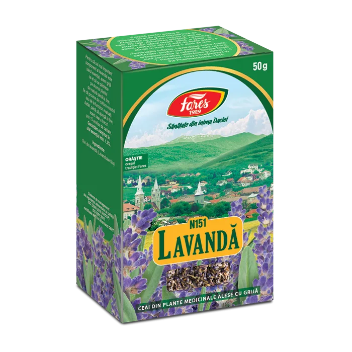 Ceai de lavanda, 50g, Fares — preț și oferte