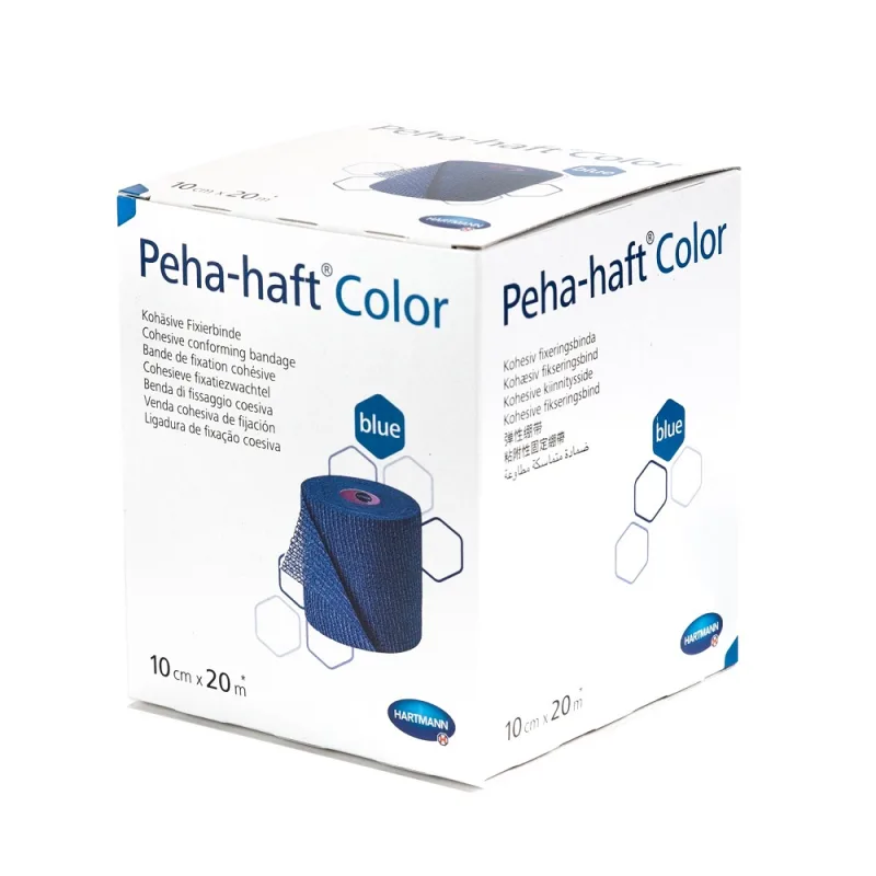 Fasa autoadeziva de fixare albastra Peha-Haft, 10cm x 20cm, Hartmann — preț și oferte