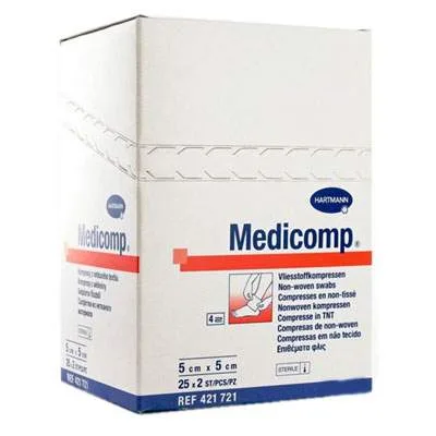 Comprese Medicomp Extra 5x5 cm, 25x2 bucati, Hartmann — preț și oferte