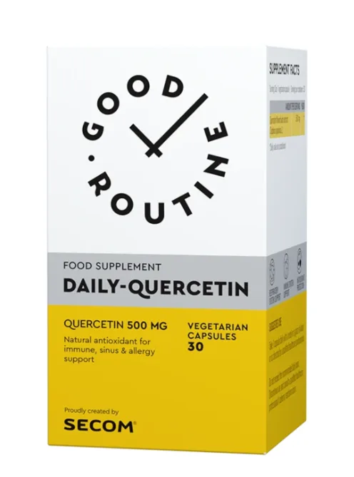 Good Routine Daily-Quercetin 500mg, 30 capsule vegetale, Secom — preț și oferte