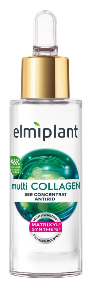Serum antirid pentru fata multiCollagen, 30ml, Elmiplant