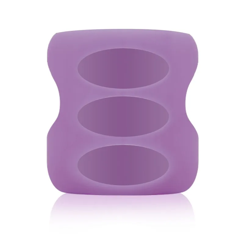 Protectie silicon pentru biberon din sticla cu gat larg violet, 270ml, Dr. Brown's — preț și oferte