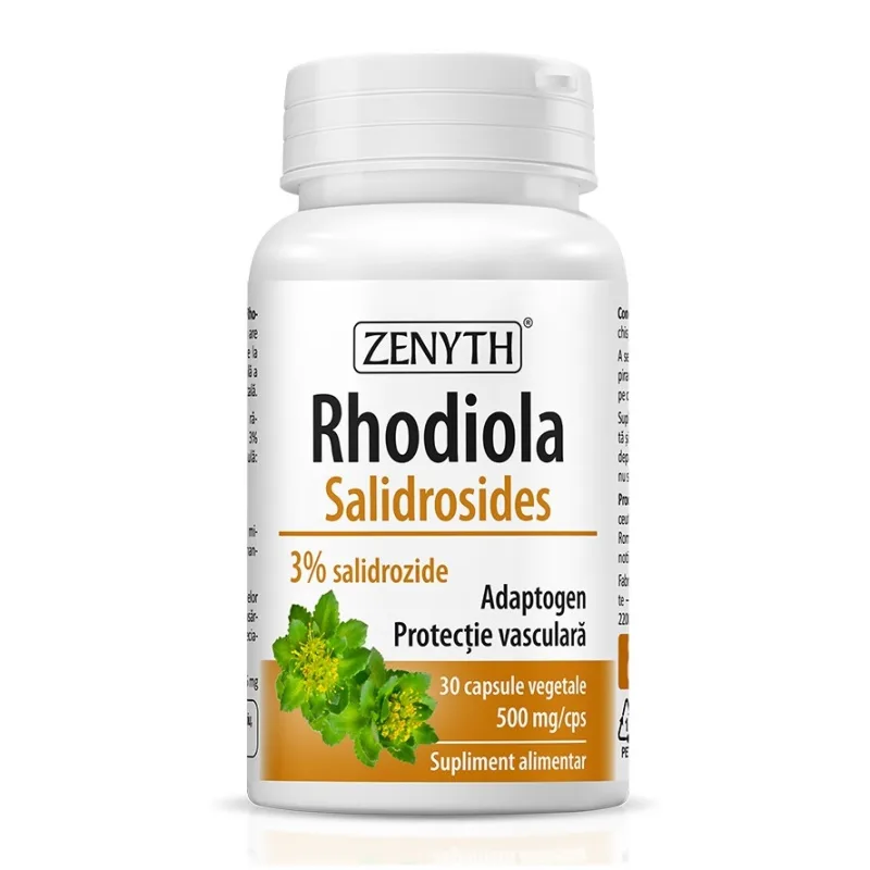 Rhodiola Salidrosides, 30 capsule, Zenyth — preț și oferte