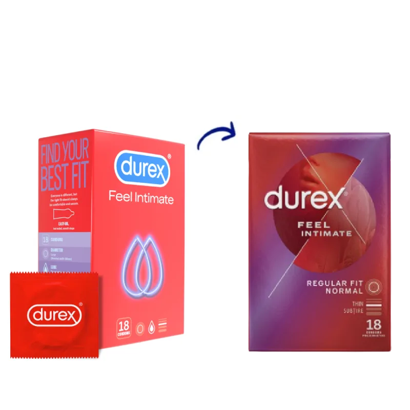 Prezervative Feel Intimate, 18 bucati, Durex — preț și oferte