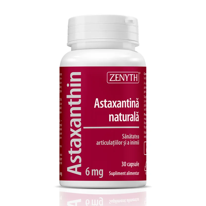 Astaxanthin, 30 capsule, Zenyth — preț și oferte