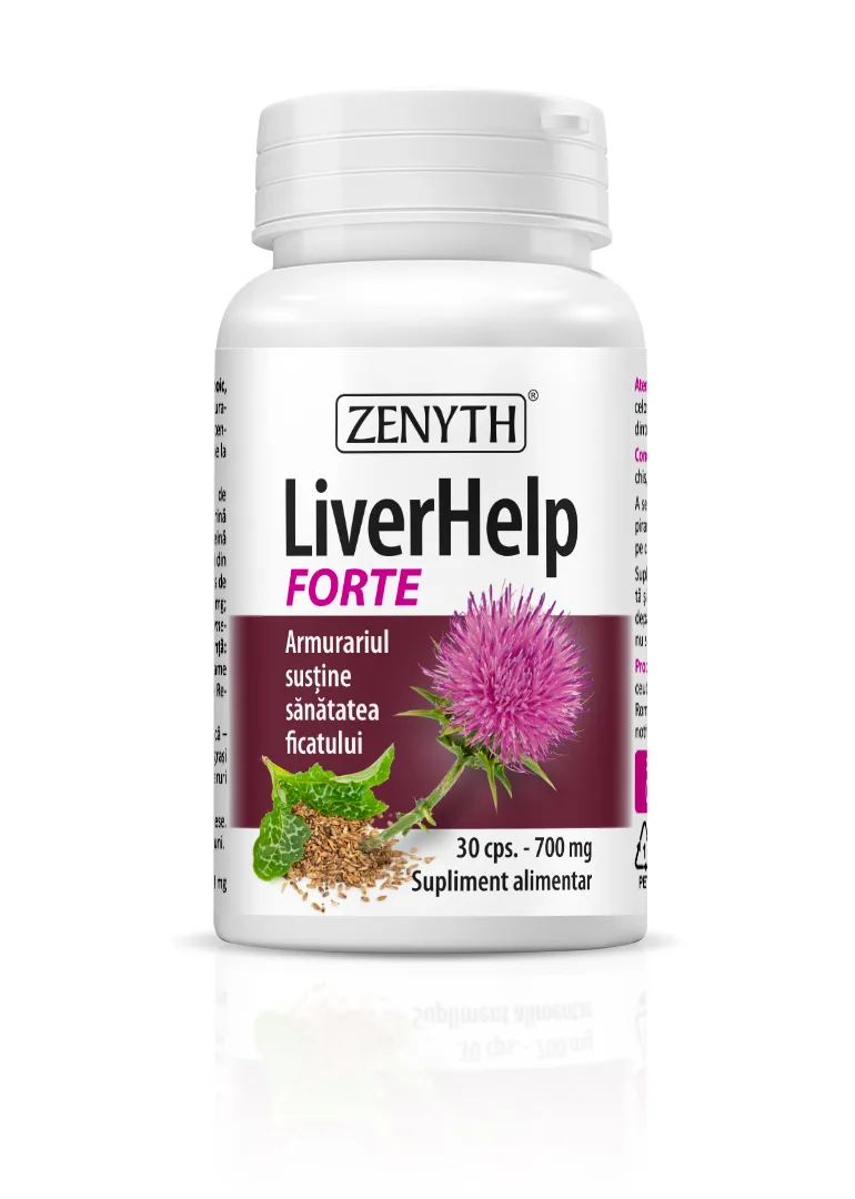 LiverHelp Forte, 30 capsule, Zenyth — preț și oferte
