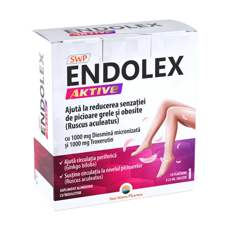 Endolex Aktive, 10 fiole, Sun Wave Pharma — preț și oferte