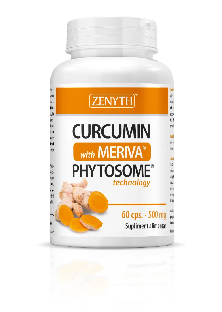 Curcumin with Meriva, 60 capsule, Zenyth — preț și oferte