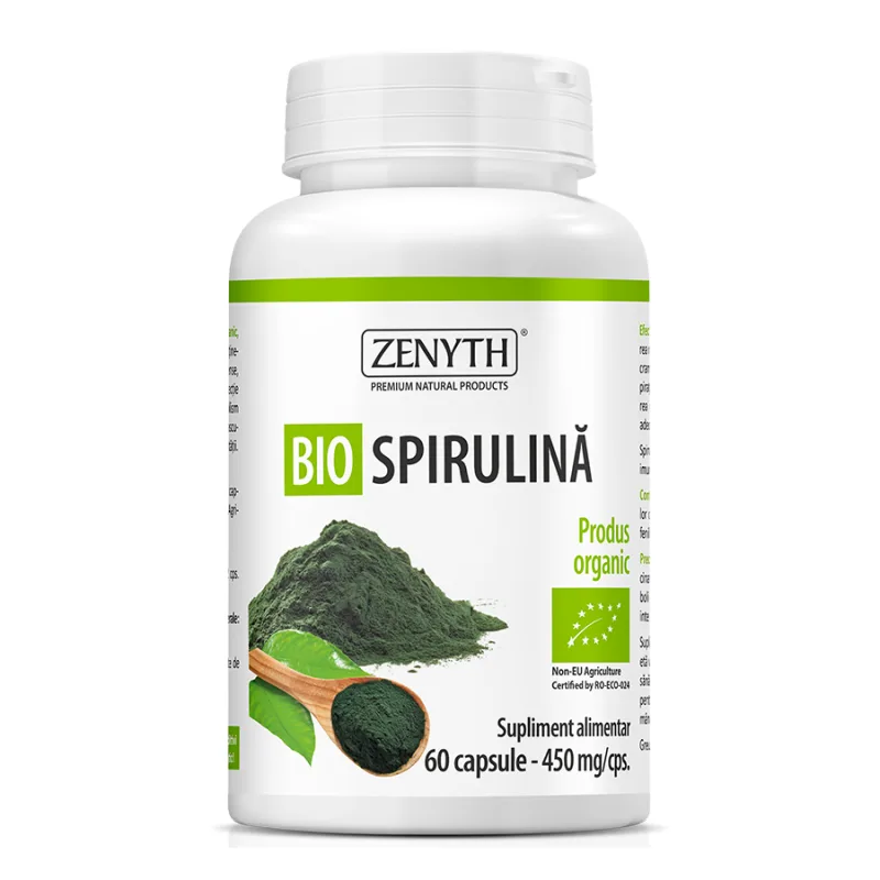 Bio Spirulina, 60 capsule, Zenyth — preț și oferte