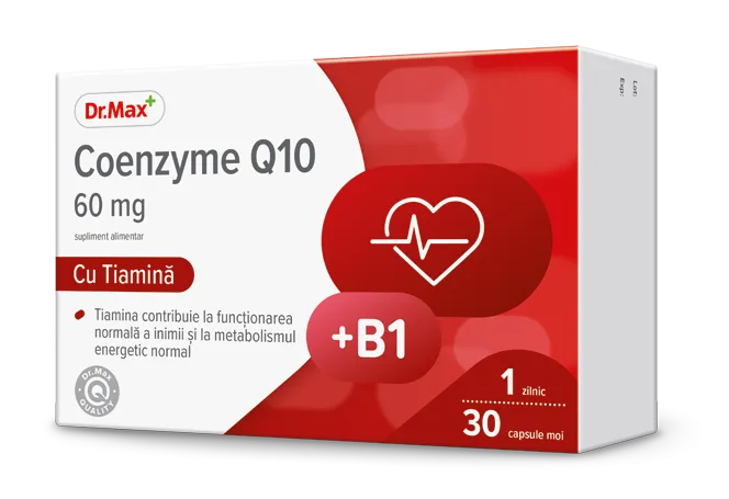 Dr. Max Coenzima Q10 60mg, 30 capsule moi — preț și oferte