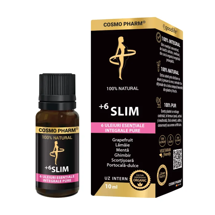 Uleiuri esentiale +6 SLIM, 10 ml, Cosmo Pharma — preț și oferte