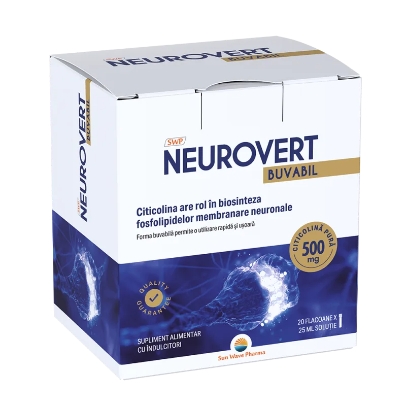 Neurovert buvabil, 20 flacoane, Sun Wave Pharma — preț și oferte