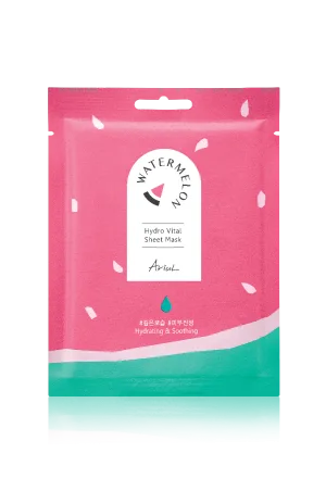 Masca servetel cu pepene rosu Watermelon Hydro Vital, 23ml, Ariul