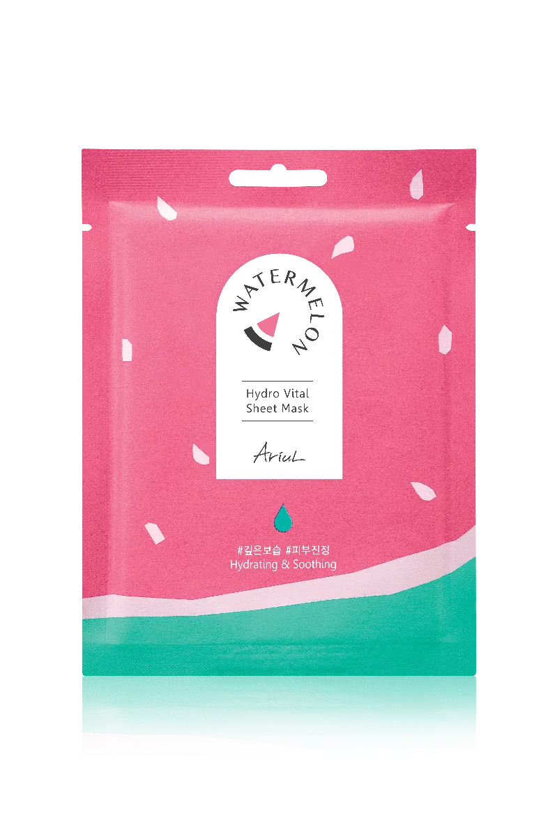 Masca servetel cu pepene rosu Watermelon Hydro Vital, 23ml, Ariul — preț și oferte