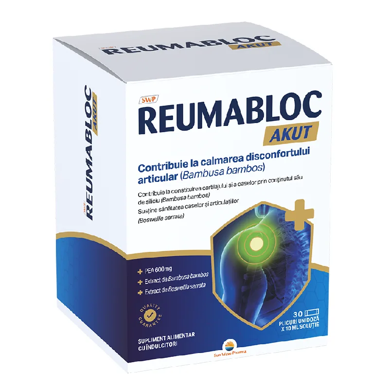 Reumabloc Akut, 30 plicuri unidoza*10ml, Sun Wave Pharma — preț și oferte