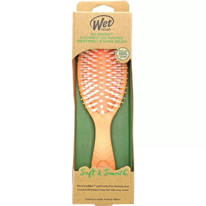 Perie de par infuzata cu ulei de cocos, 1 bucata, Wet Brush — preț și oferte