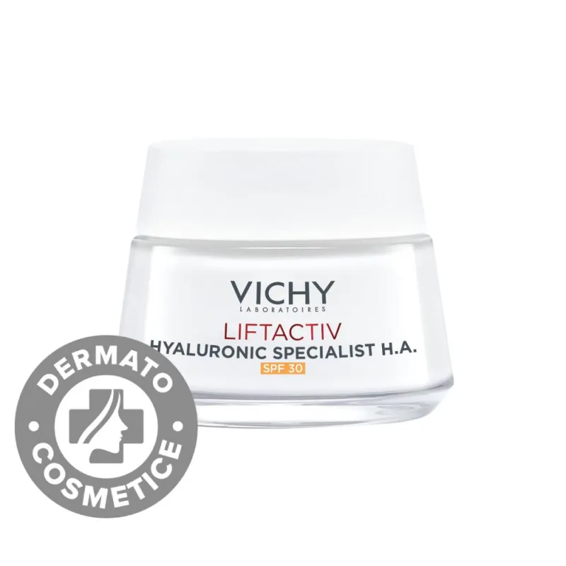 Crema de zi lifting si fermitate SPF 30 pentru toate tipurile de ten Liftactiv H.A., 50ml, Vichy — preț și oferte