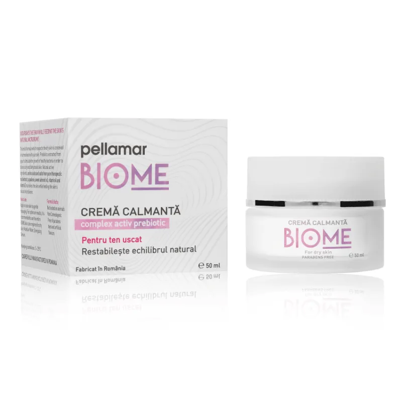 Crema calmanta pentru ten uscat Biome, 50ml, Pell Amar — preț și oferte