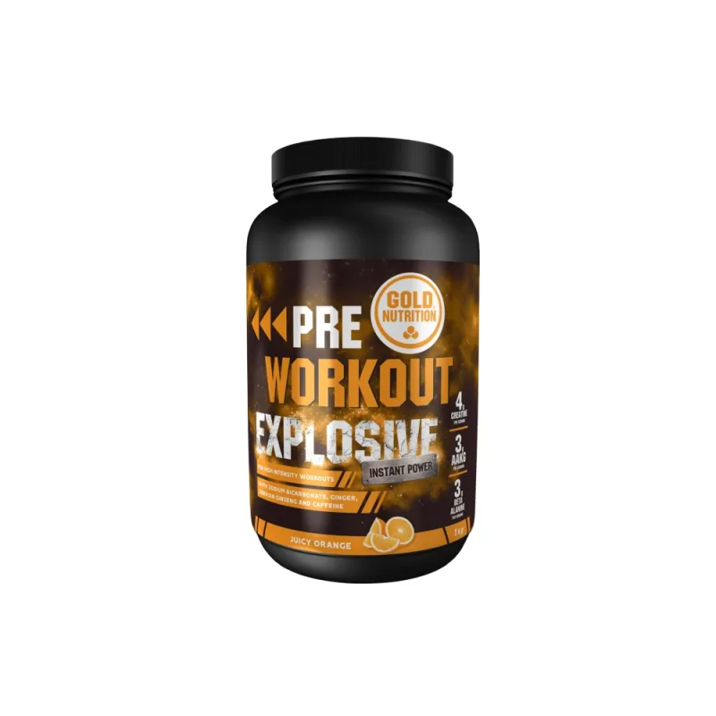 Pudra proteica Pre-Workout Explosive, 1kg, Gold Nutrition — preț și oferte