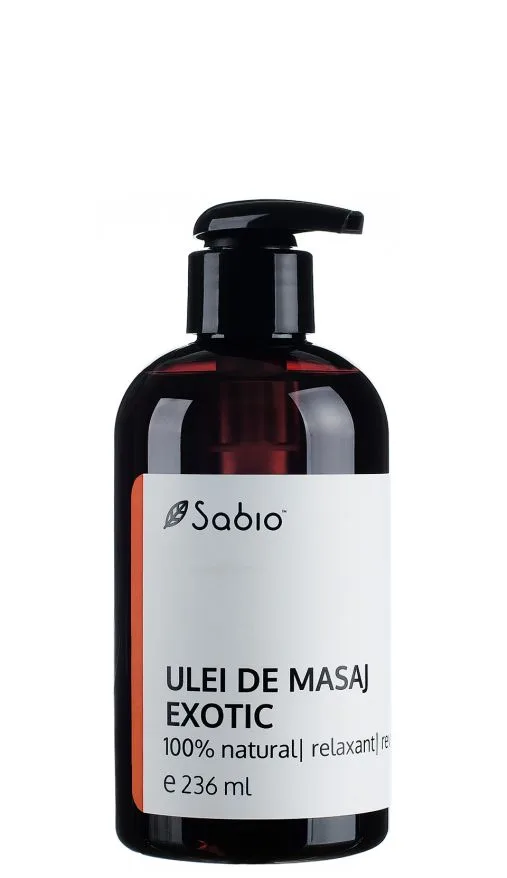 Ulei de masaj exotic, 236ml, Sabio — preț și oferte