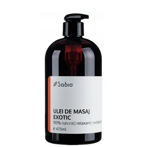 Ulei de masaj exotic, 475ml, Sabio — preț și oferte