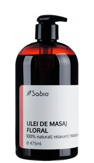 Ulei de masaj floral, 475ml, Sabio