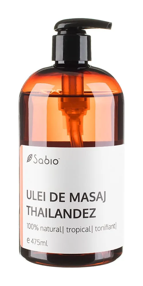 Ulei de masaj thailandez, 475ml, Sabio — preț și oferte
