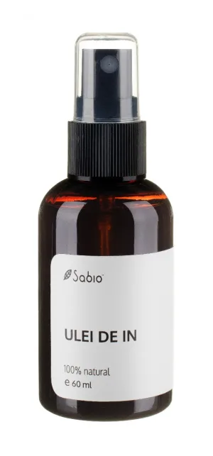 Ulei de in presat la rece, 60ml, Sabio