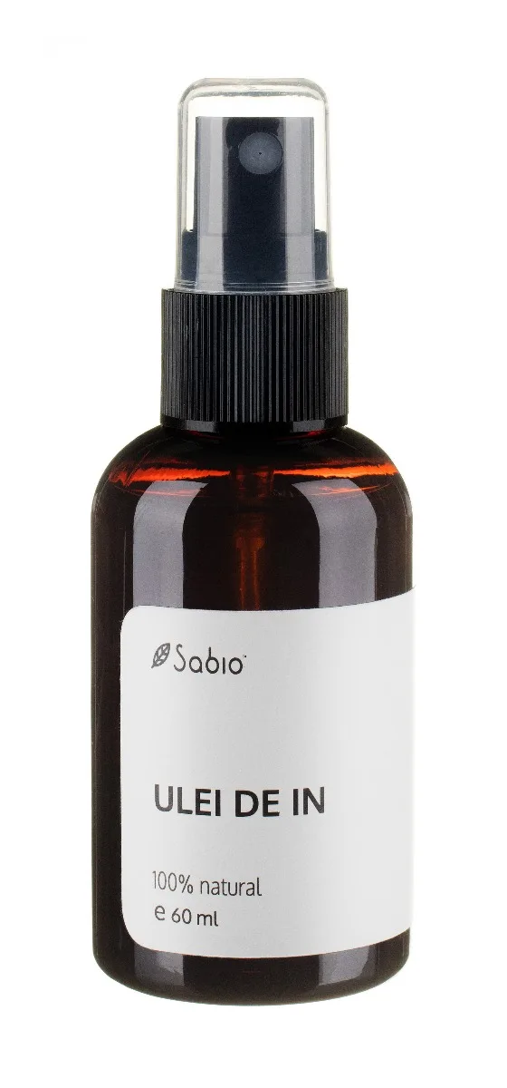 Ulei de in presat la rece, 60ml, Sabio — preț și oferte
