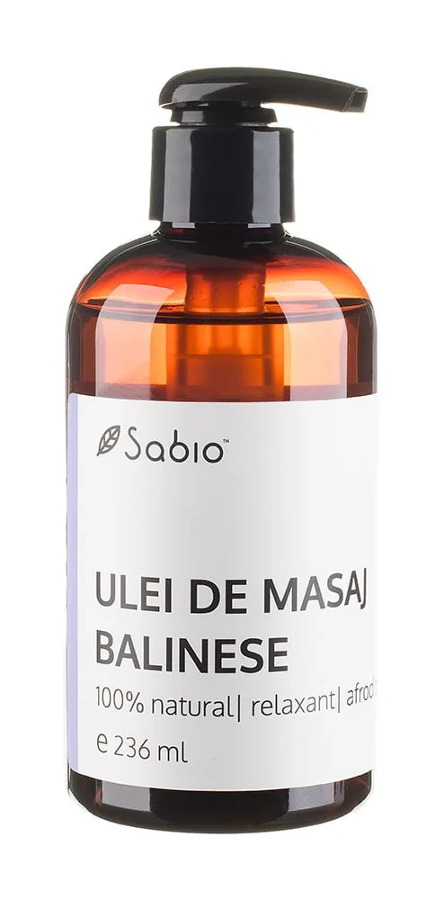 Ulei de masaj balinese, 236ml, Sabio — preț și oferte