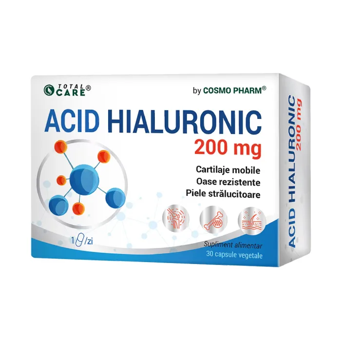 Acid Hialuronic, 200 mg, 30 capsule, Cosmo Pharm — preț și oferte