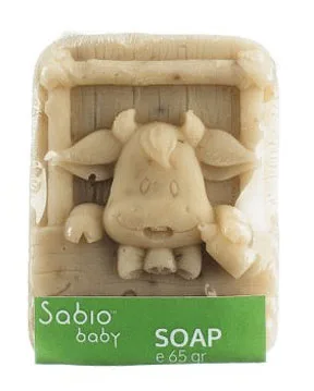 Sapun natural cu ovaz pentru bebelusi, 65g, Sabio — preț și oferte