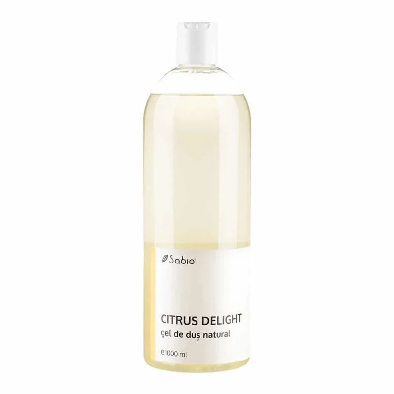 Gel de dus natural Citrus Delight, 1000ml, Sabio — preț și oferte