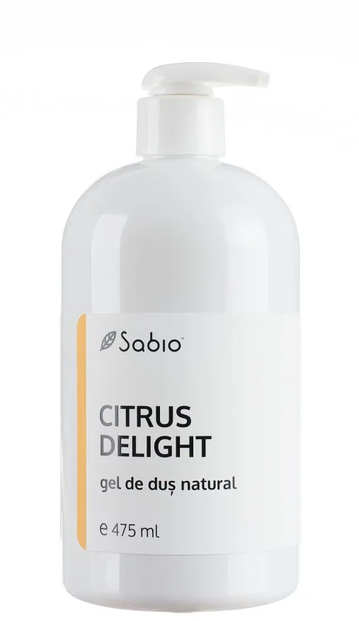Gel de dus natural Citrus Delight, 475ml, Sabio — preț și oferte